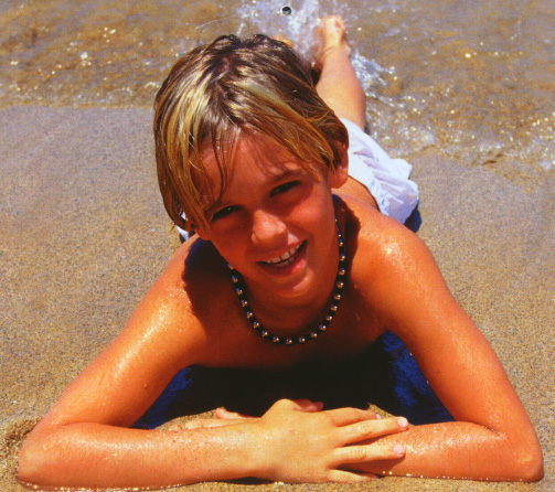 Aaron on the Beach